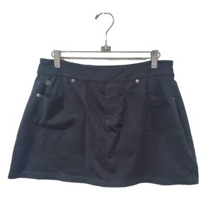 ATHLETA Endorphin Run Athletic Skirt / Skort Black with Pockets Sz. S